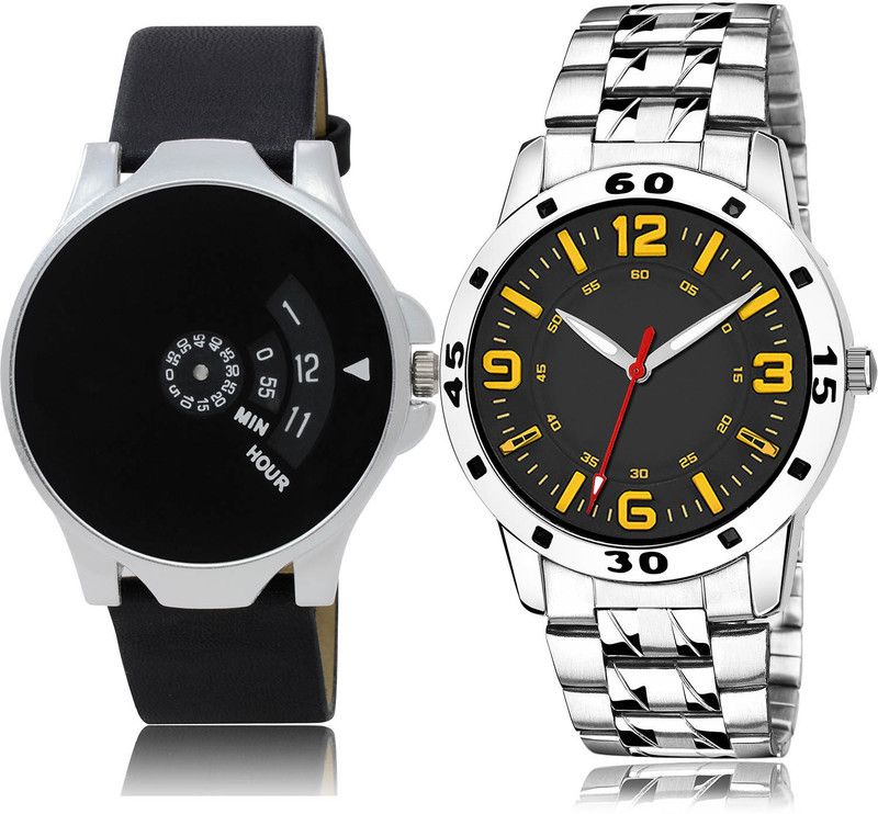 Analog Watch - For Men Contemporary Love 2 Watch Combo For Boys And Men - BO52-(48-S-19)
