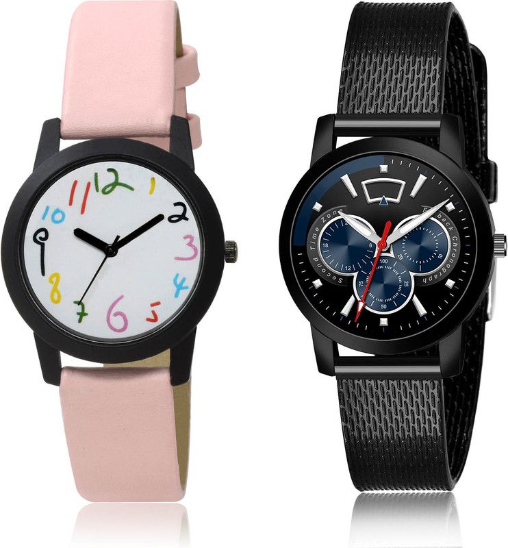 Analog Watch - For Girls Contemporary Unique 2 Watch Combo For Women And Girls - GO120-(61-L-10)