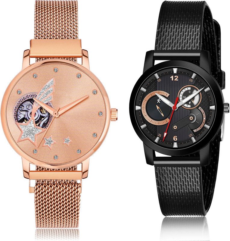Analog Watch - For Women Latest Collegian 2 Watch Combo For Women And Girls - GM241-(19-L-10)
