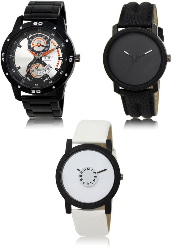 New latest Designer Combo of 3 Analog Watch - For Men 107-21-26