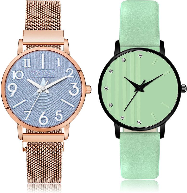 Analog Watch - For Women Latest Royal 2 Watch Combo For Women And Girls - GM246-GM321