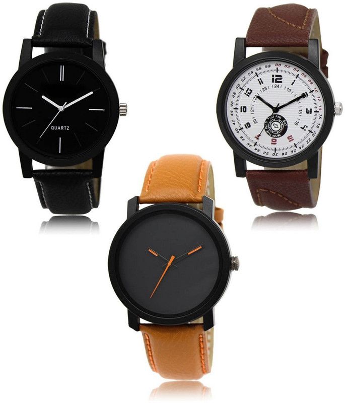 New latest Designer Combo of 3 Analog Watch - For Men LR-05-11-20