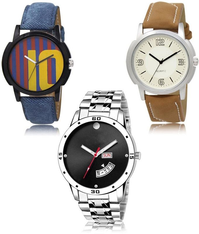 New latest Designer Combo of 3 Analog Watch - For Men LR-10-16-104