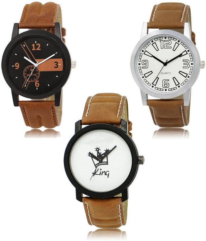 New latest Designer Combo of 3 Analog Watch - For Men -01-15-18