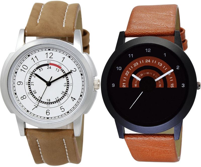 combo watch Analog Watch - For Girls Royal Analogue Brown Color Boys And Men Watch - BL46.17-B46 (Combo Of 2 )