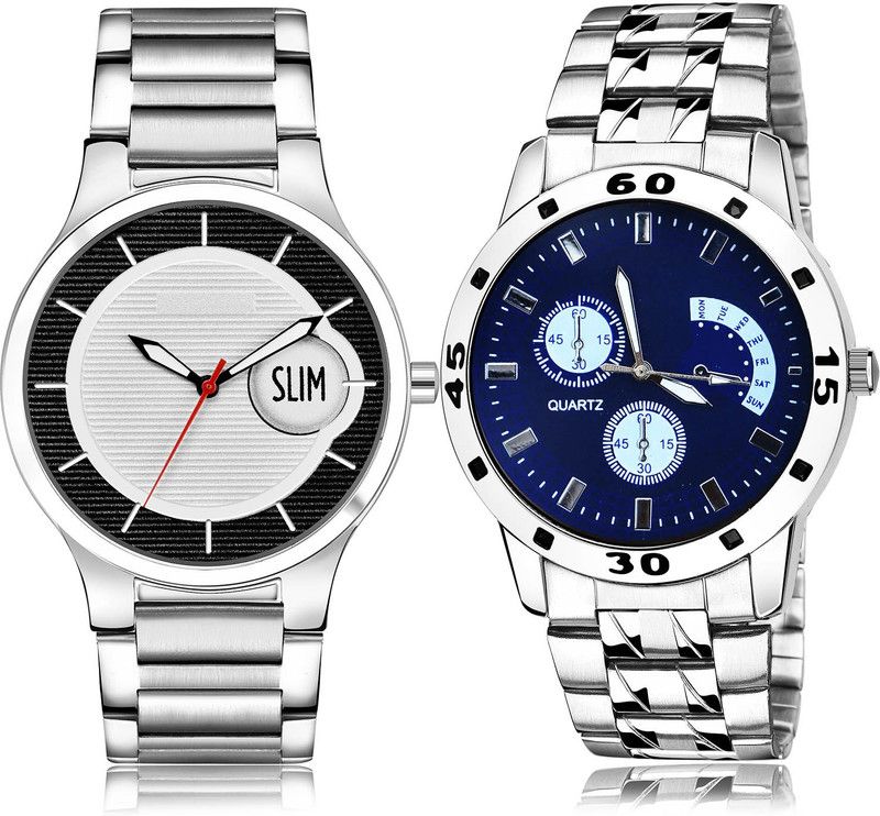 Analog Watch - For Men Contemporary Professional 2 Watch Combo For Boys And Men - BM411-B84