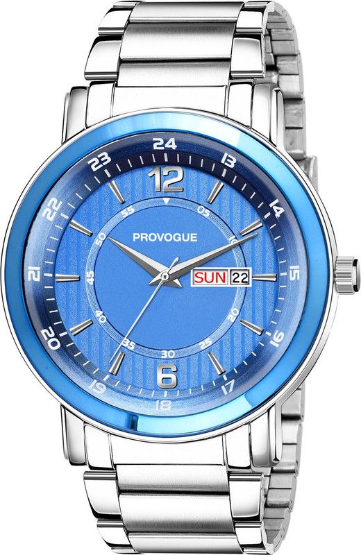 Big and Heavy Day and Date Analog Watch - For Men PRV-202-BL