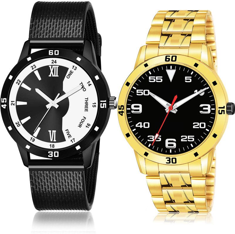 Analog Watch - For Men Latest Quartz 2 Watch Combo For Boys And Men - BRM41-(75-S-21)