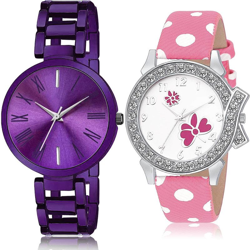 Analog Watch - For Women Contemporary Professional 2 Watch Combo For Women And Girls - G655-G486