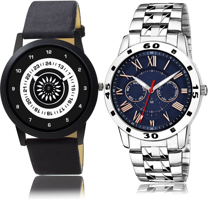 Analog Watch - For Men Classical Quartz 2 Watch Combo For Boys And Men - B386-(62-S-19)