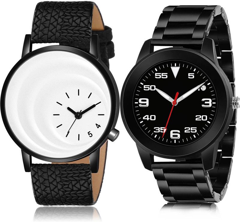 Analog Watch - For Men Treading Designer 2 Watch Combo For Boys And Men - BM20-(75-S-20)