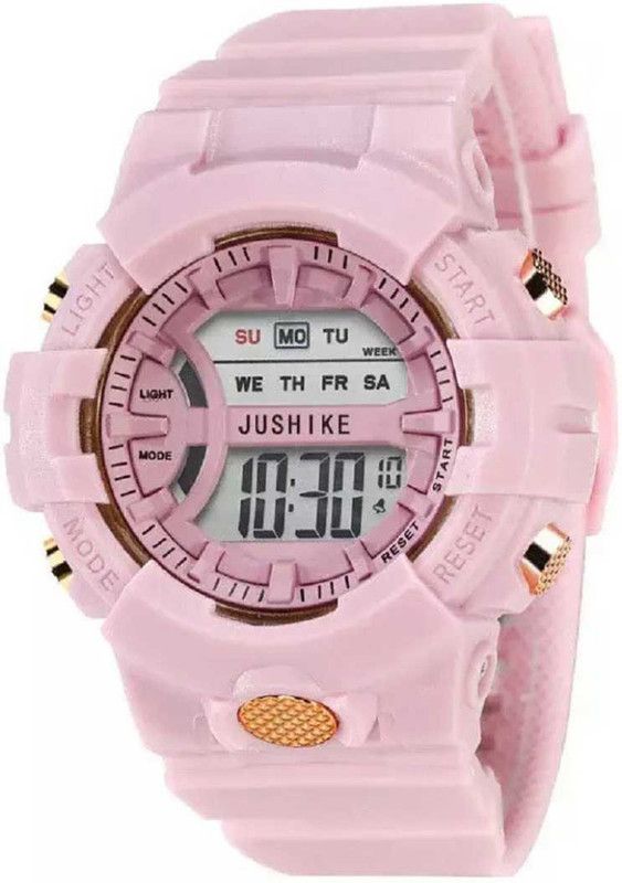 DIGITAL DIAL SMART LOOKING BOYS+GIRLS+MEN+KIDS+WOMEN MULTI-FUNCTION AUTOMATIC SYNTHETIC BELT WATERPROOF Digital Watch - For Boys R-1101-DIGITAL