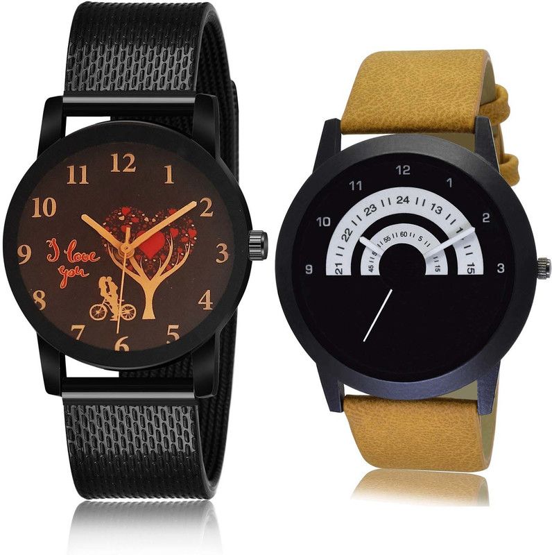 combo watch Analog Watch - For Men Best Collection I Love You And Speedometer 2 Watch Combo For Boys And men - BRM17-B49