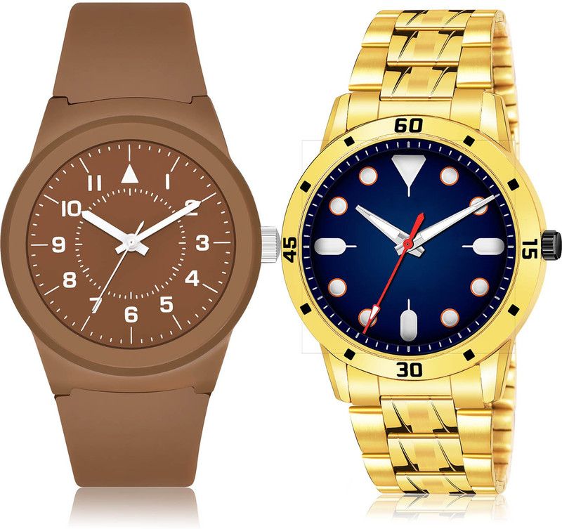 Analog Watch - For Boys New Present 2 Watch Combo For Boys And Men - BM124-(65-S-21)