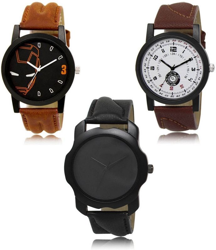 New latest Designer Combo of 3 Analog Watch - For Men LR-04-11-22