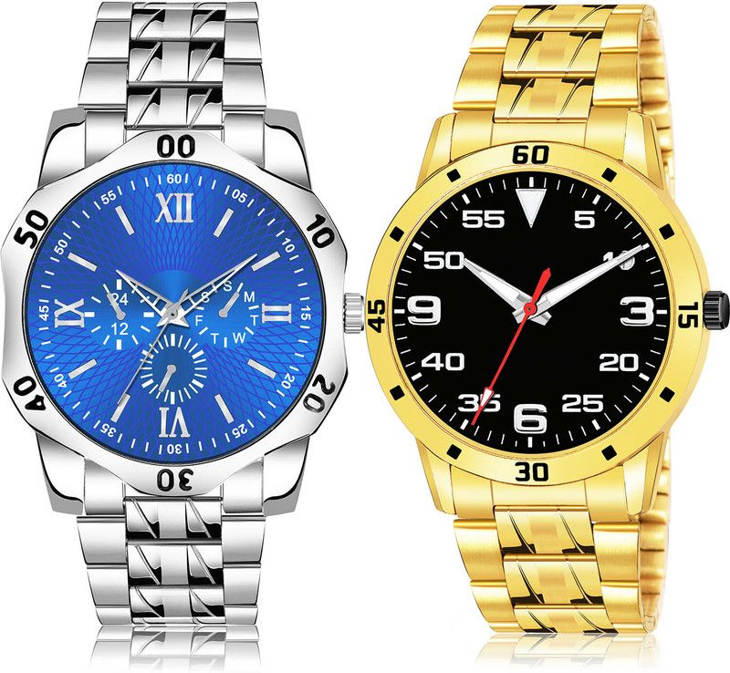 Analog Watch - For Men Best Analogue 2 Watch Combo For Boys And Men - BM405-(75-S-21)