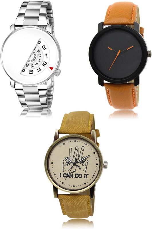 New latest Designer Combo of 3 Analog Watch - For Men 106-20-30