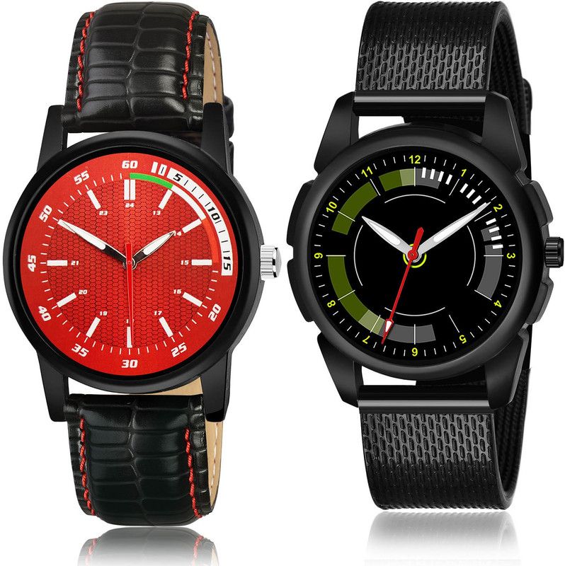 Analog Watch - For Men Classical Gift 2 Watch Combo For Boys And Men - BRA26-(43-S-10)