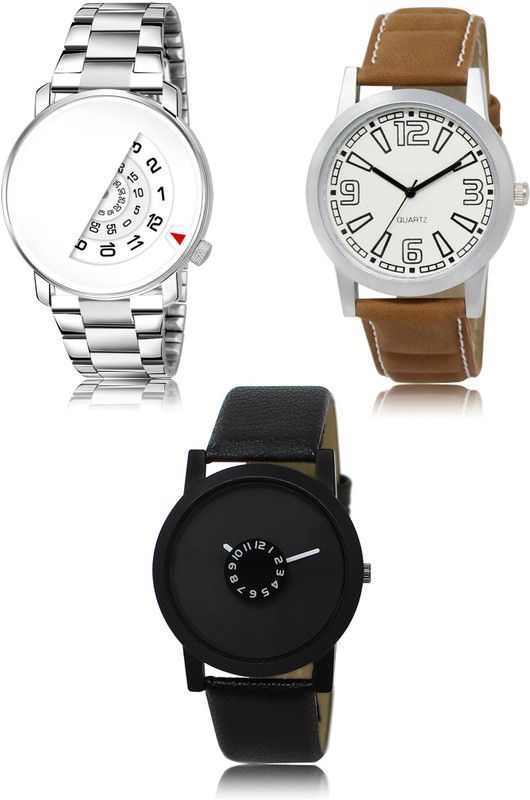 New latest Designer Combo of 3 Analog Watch - For Men 106-15-25