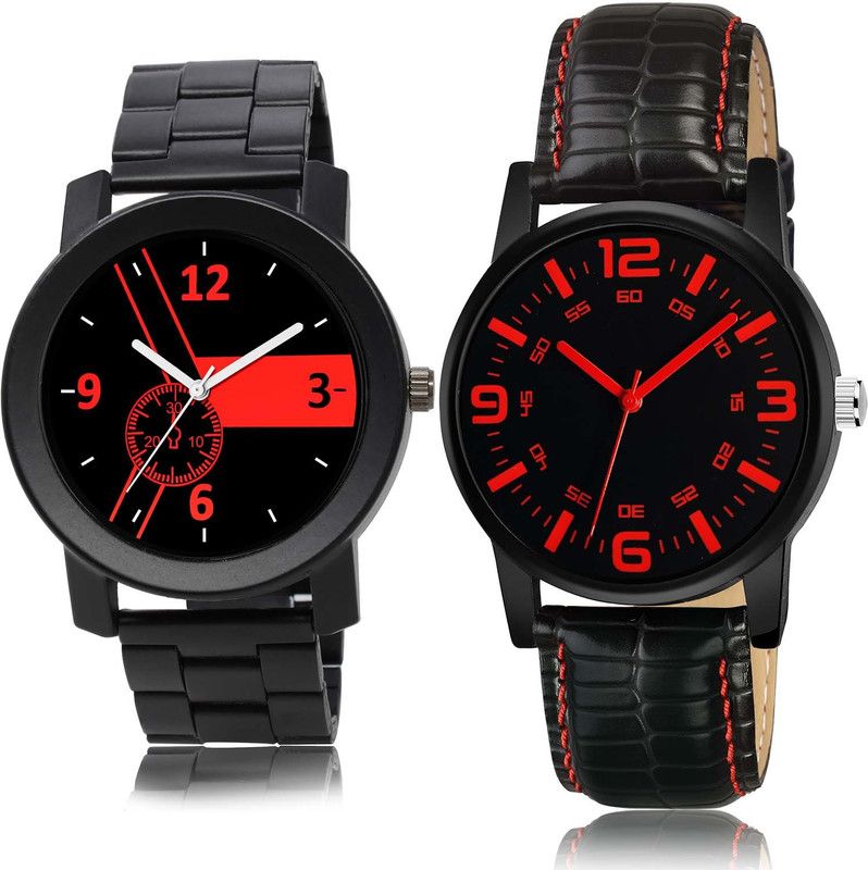 combo watch Analog Watch - For Boys Classical Designer Chain Watch Watch - B690-B695 (Combo Of 2 )