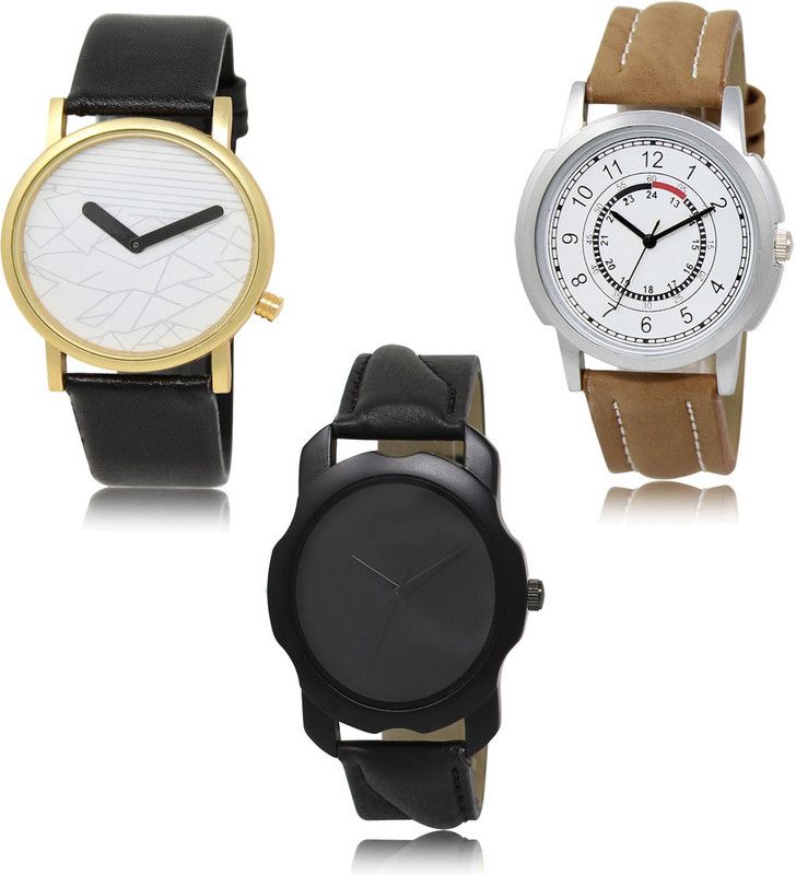 New latest Designer Combo of 3 Analog Watch - For Men LR37-LR17-LR22