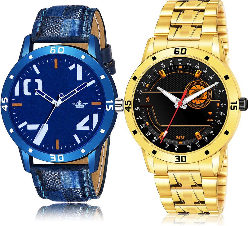 Analog Watch - For Men Modern Chronograph 2 Watch Combo For Boys And Men - BL46.59-(52-S-21)