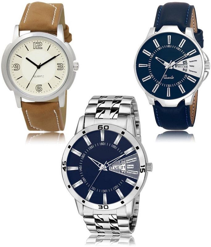 New latest Designer Combo of 3 Analog Watch - For Men LR-16-23-102