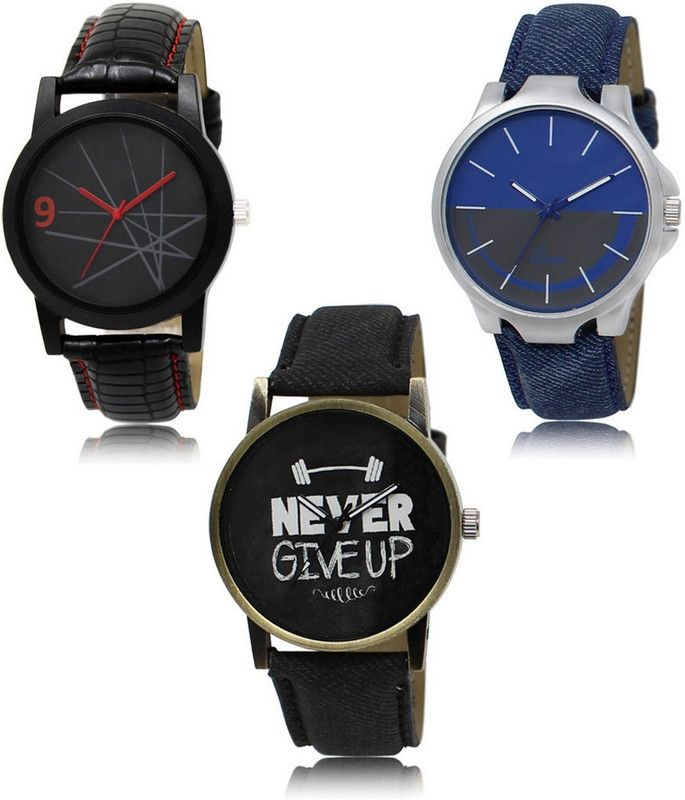 New latest Designer Combo of 3 Analog Watch - For Men LR-08-24-27