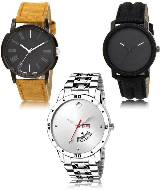 New latest Designer Combo of 3 Analog Watch - For Men LR-19-21-103