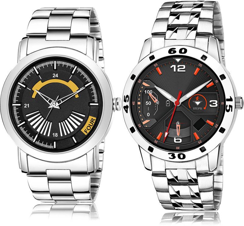 Analog Watch - For Men New High Quality 2 Watch Combo For Boys And Men - BM407-(40-S-19)