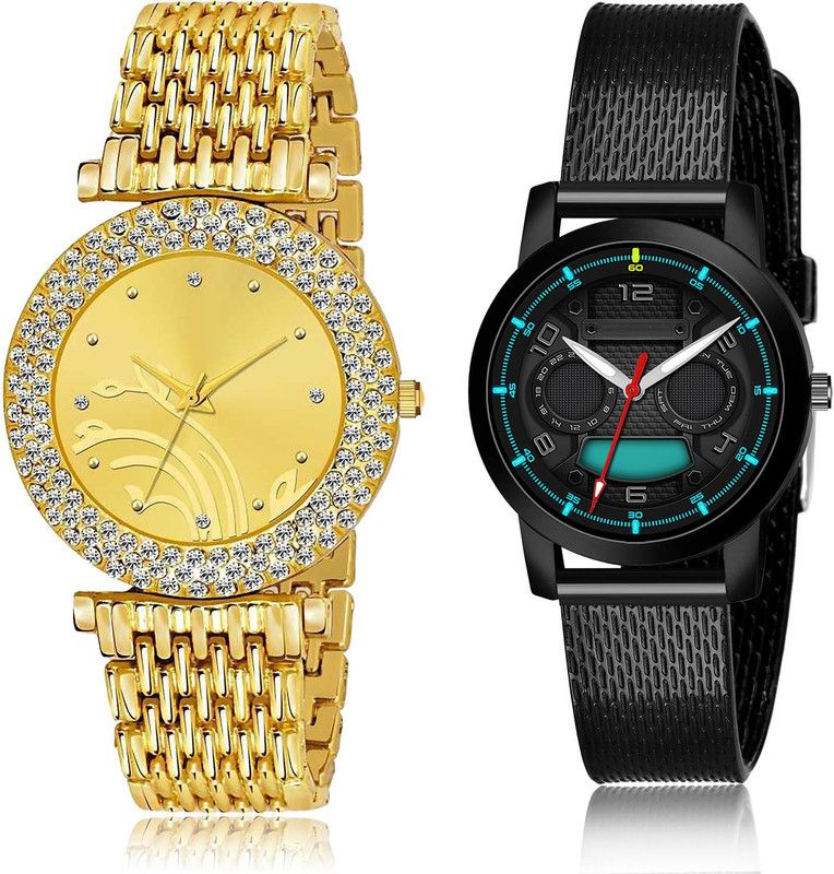 Analog Watch - For Women Modish Branded 2 Watch Combo For Women And Girls - G574-(58-L-10)