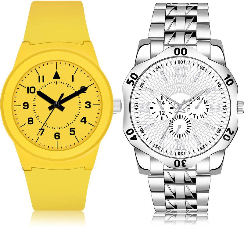 Analog Watch - For Boys Contemporary Luxury 2 Watch Combo For Boys And Men - BM122-BM404