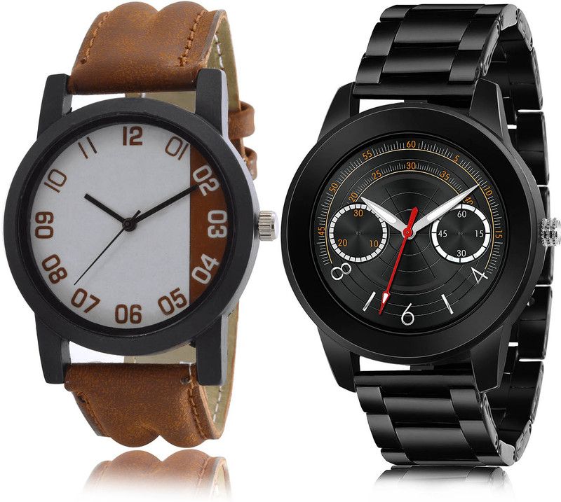 Analog Watch - For Men Modern Italian Designer 2 Watch Combo For Boys And Men - B39-(67-S-20)