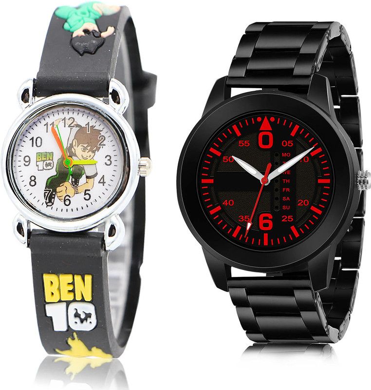 Analog Watch - For Boys Brand New High Quality 2 Watch Combo For Boys And Men - BK83-(25-S-20)