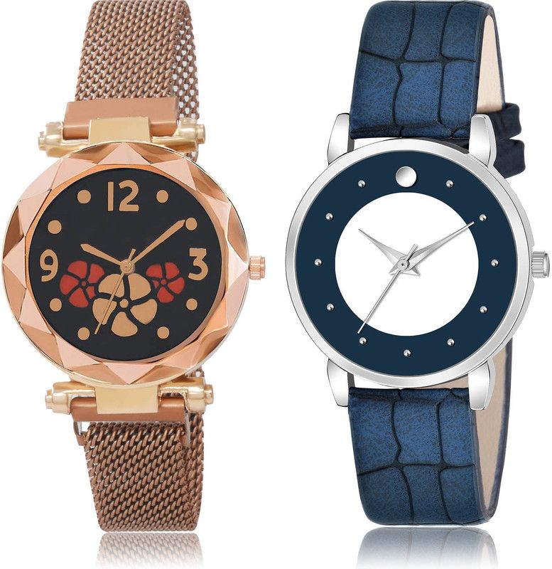 Analog Watch - For Girls New Stylish 2 Watch Combo For Women And Girls - G653-GM340