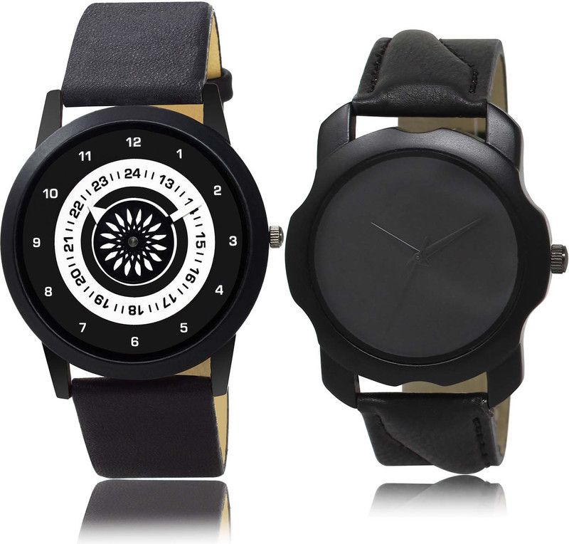 combo watch Analog Watch - For Boys New Casual Speedometer Black Color Boys And Men Watch - B386-BL46.22 (Combo Of 2)