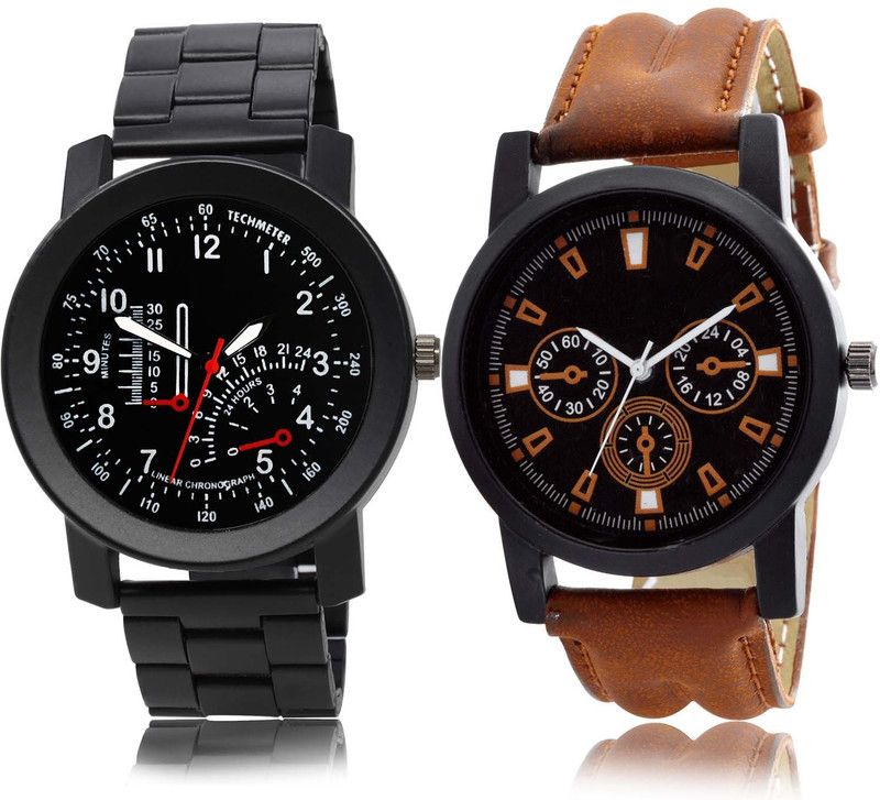 combo watch Analog Watch - For Men New Quartz Chain Watch Watch - B908-B30 (Combo Of 2 )