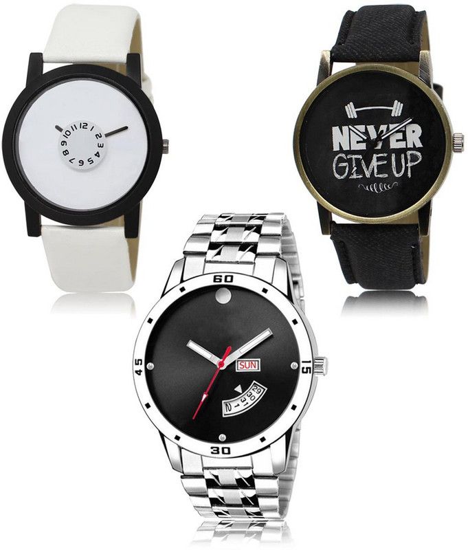 SHIPKART Analog Watch - For Men NEW Luxurious Attractive Stylish Combo SET OF 3 WATCH LR-26-27-104