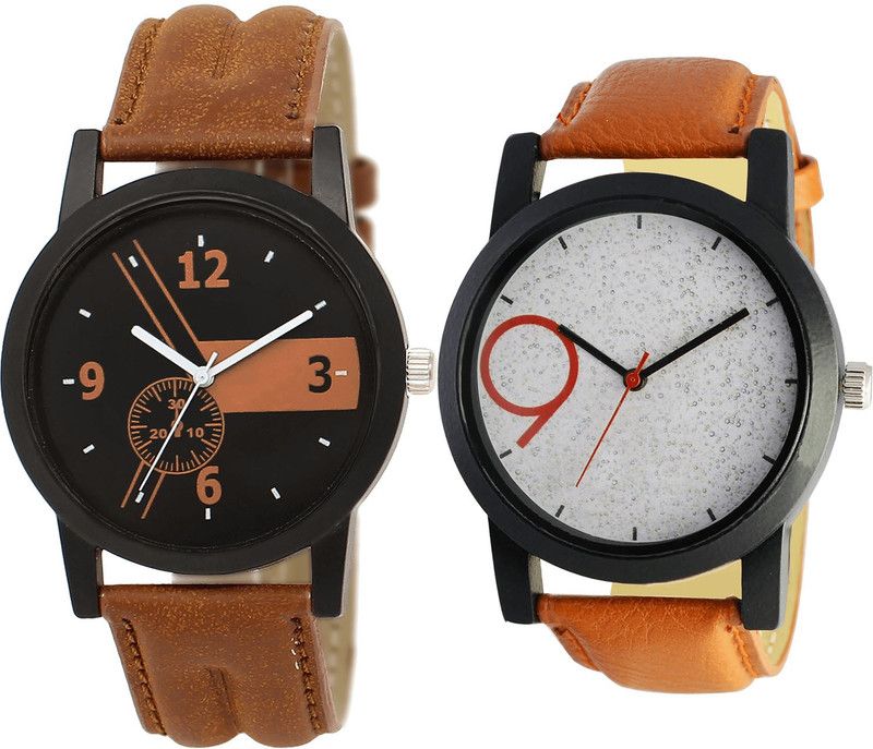 combo watch Analog Watch - For Girls Classical Wrist Analogue Brown Color Boys And Men Watch - BL46.1-B33 (Combo Of 2 )