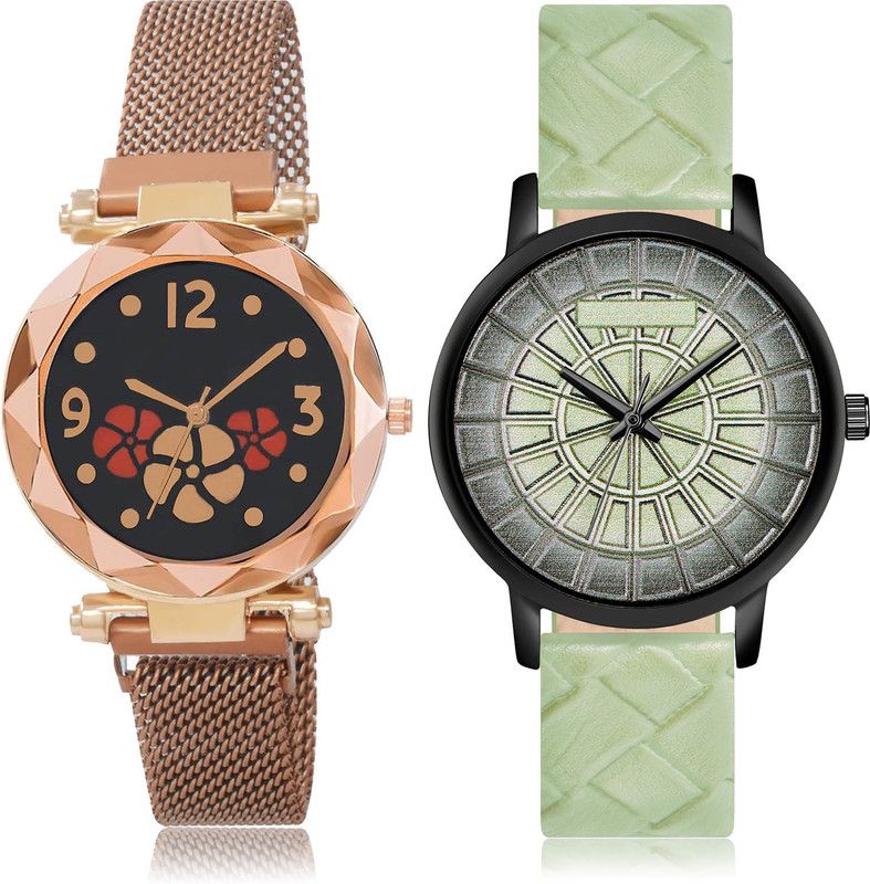 Analog Watch - For Women Contemporary Gift 2 Watch Combo For Women And Girls - G653-GM506