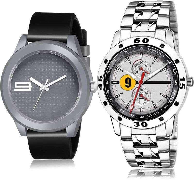 Analog Watch - For Men Brand New Branded 2 Watch Combo For Boys And Men - BM109-(55-S-19)