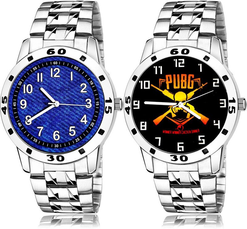 combo watch Analog Watch - For Boys Classical Collegian Chain Watch And Pubg Military Army Chain Watch Watch - B795-B640 (Combo Of 2 )