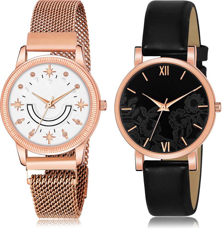 Analog Watch - For Women New Valentine 2 Watch Combo For Women And Girls - GW70-G539