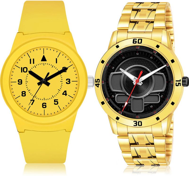 Analog Watch - For Boys Modish Analogue 2 Watch Combo For Boys And Men - BM122-(8-S-21)