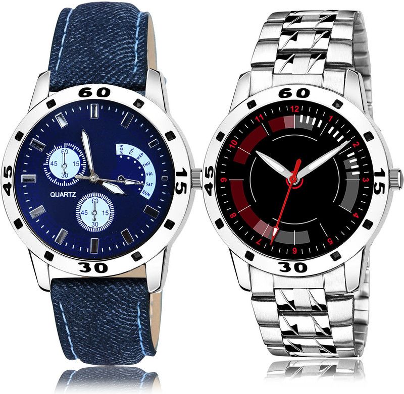Analog Watch - For Men Modern Love 2 Watch Combo For Boys And Men - B57-(45-S-19)