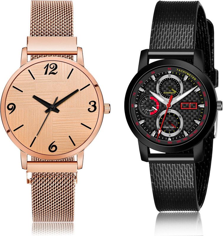 Analog Watch - For Women New Exclusive 2 Watch Combo For Women And Girls - GM223-(60-L-10)