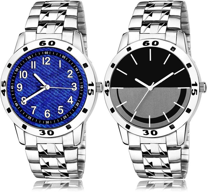 combo watch Analog Watch - For Men Classical Wrist Chain Watch Watch - B795-B966 (Combo Of 2 )