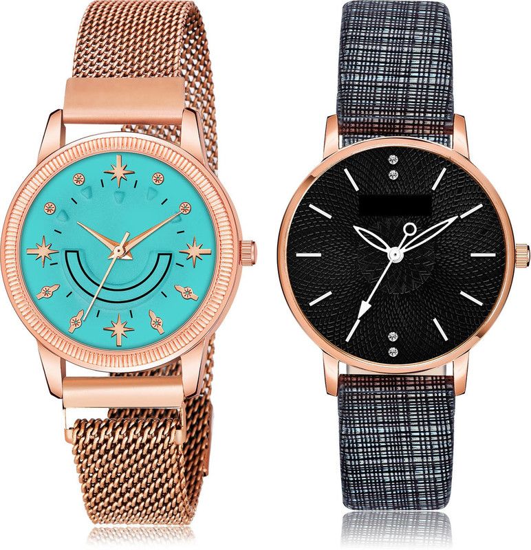 Analog Watch - For Women New Gift 2 Watch Combo For Women And Girls - GW69-GM312