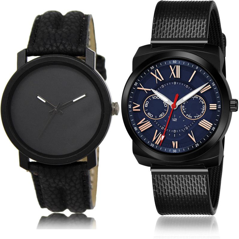 Analog Watch - For Men Classical Love 2 Watch Combo For Boys And Men - BL46.21-(62-S-10)