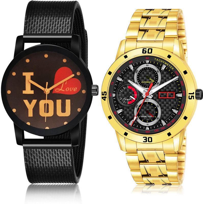 Analog Watch - For Men New Unique 2 Watch Combo For Boys And Men - BRM13-(60-S-21)